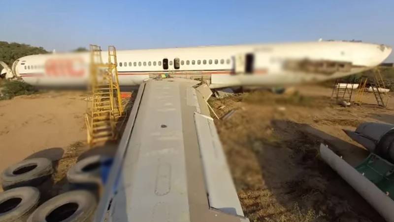 ناکارہ طیارے کی منتقلی کیلئے این او سی جاری