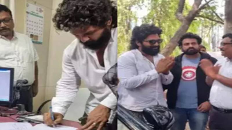 پشپا اسٹار الو ارجن کو پولیس نے گرفتار کرلیا
