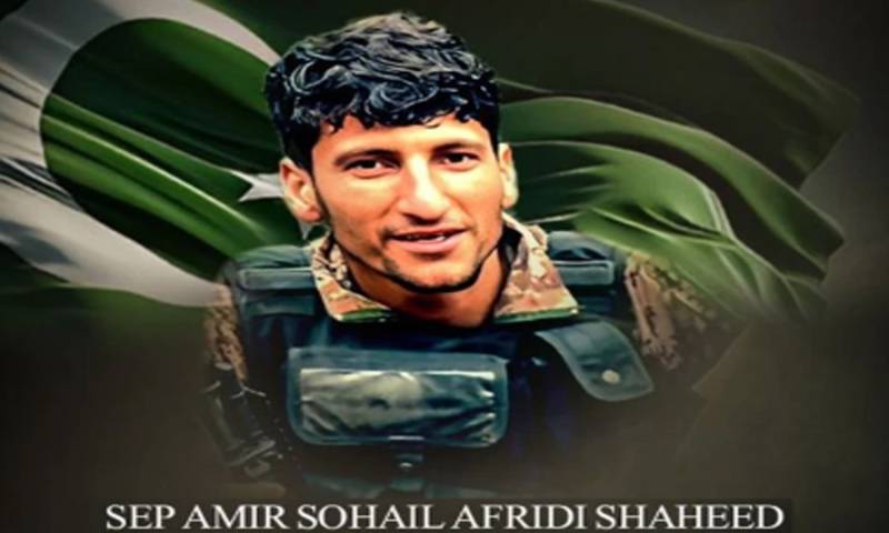 خیبر: پاک افغان سرحد پر دراندازی ناکام، 4 دہشت گرد ہلاک، سپاہی شہید