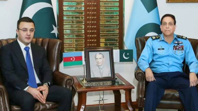 آذربائیجان کے دفاعی وفد کی پاک فضائیہ کے سربراہ سے ملاقات، تعاون بڑھانے پر زور