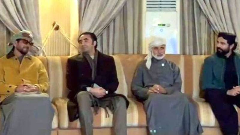 چیئرمین پیپلز پارٹی بلاول بھٹو زرداری اور شیخ نہیان بن مبارک النہیان کی ملاقات: