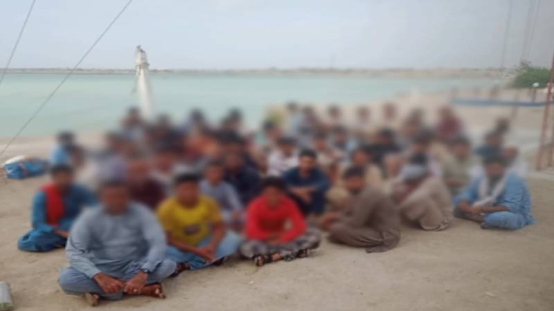 پاکستان کوسٹ گارڈز کی کارروائی، 151 غیر قانونی تارکین وطن گرفتار
