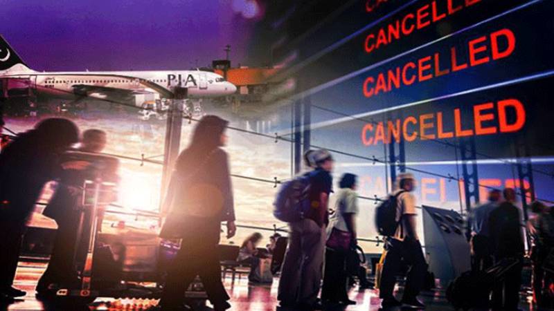 تکنیکی وجوہات کے باعث پی آئی اے کی 9 پروازیں منسوخ، مسافروں کو مشکلات کا سامنا