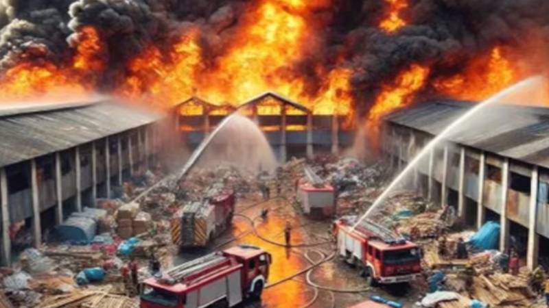 چین کی سبزی منڈی میں آتشزدگی، 8 افراد ہلاک، 15 زخمی