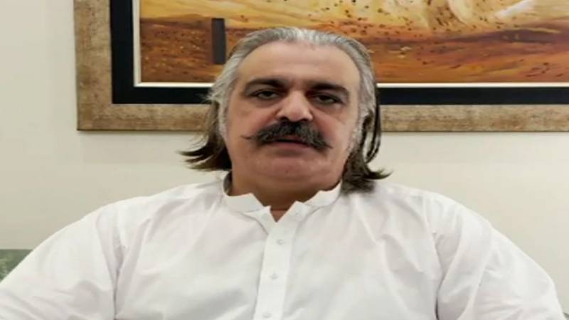 پشاور: وزیراعلیٰ خیبر پختونخوا علی امین گنڈاپور کا خطاب