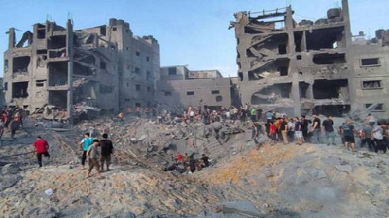 غزہ میں اسرائیلی حملے جاری: شہدا کی تعداد میں اضافہ