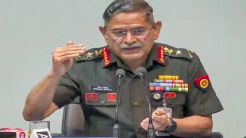 بھارتی آرمی چیف کا پاکستان پر بے بنیاد الزامات کا سلسلہ جاری، دنیا کی آنکھوں میں دھول جھونکنے کی کوشش
