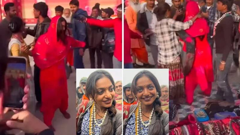 کمبھ میلے میں بھارتی مونا لیزا کو ہراساں کرنے اور تشدد کا سامنا