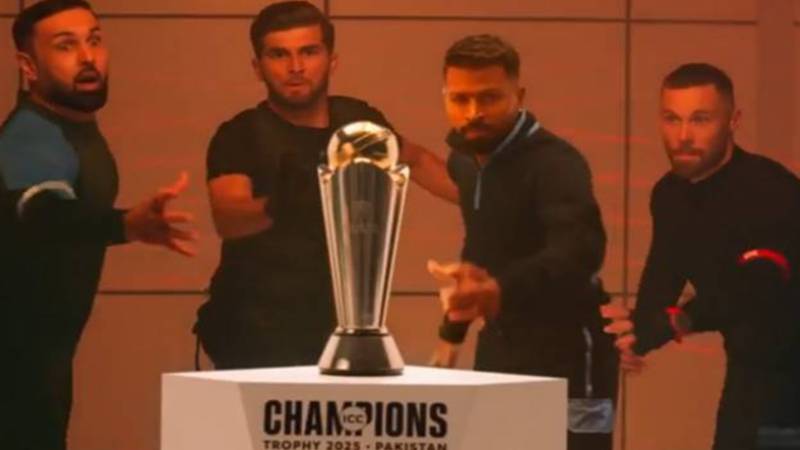 آئی سی سی چیمپئنز ٹرافی 2025 کا نیا پرومو جاری، شاہین آفریدی اور شاداب خان کی شرکت