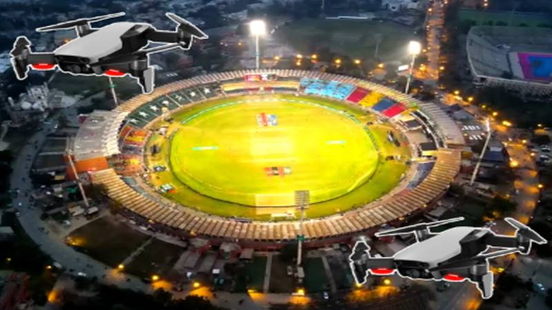 چیمپئینز ٹرافی؛ سیکیورٹی کیلئے قذافی اسٹیڈیم میں اینٹی ڈرون ٹیکنالوجی کا استعمال