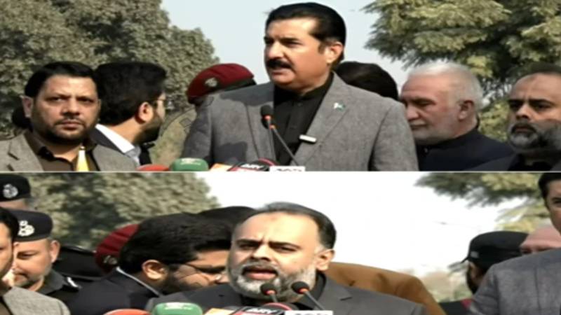 یوم یکجہتی کشمیر پر پشاور میں گورنر اور پی ٹی آئی وزراء کی قیادت میں مشترکہ ریلی
