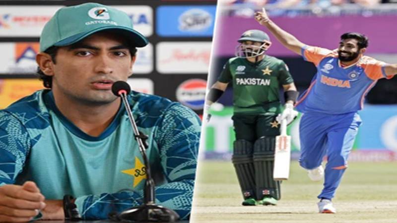 چیمپئنز ٹرافی: بھارت سے میچ سے قبل بھارتی میڈیا کا نسیم شاہ پر بے بنیاد الزام