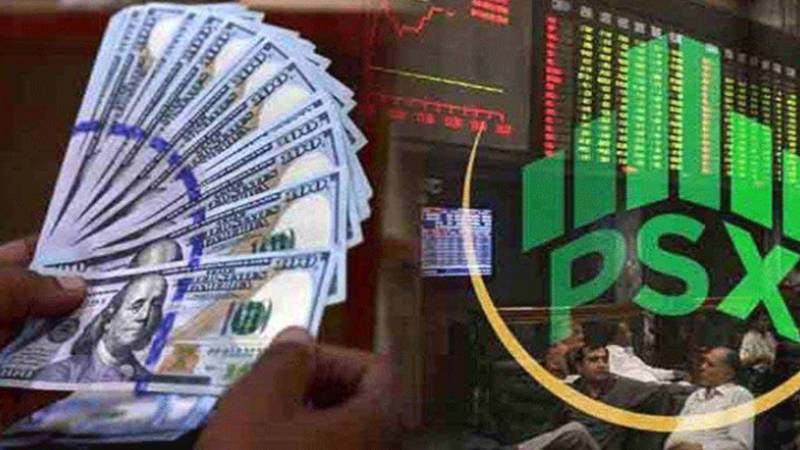 پاکستان اسٹاک ایکسچینج میں تیزی، ڈالر کی قدر میں کمی
