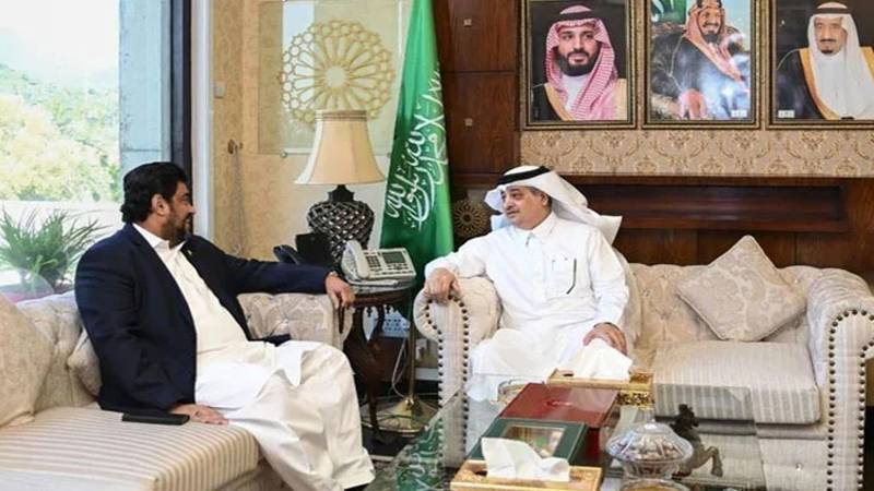 گورنر سندھ اور سعودی سفیر کی ملاقات، بحری و تجارتی تعاون پر تبادلہ خیال