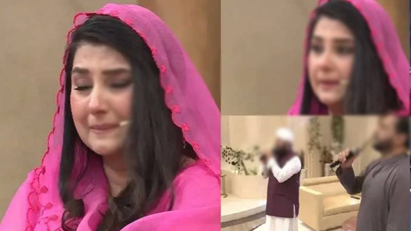 جویریہ سعود کو رمضان ٹرانسمیشن کے دوران رونے پر شدید تنقید کا سامنا