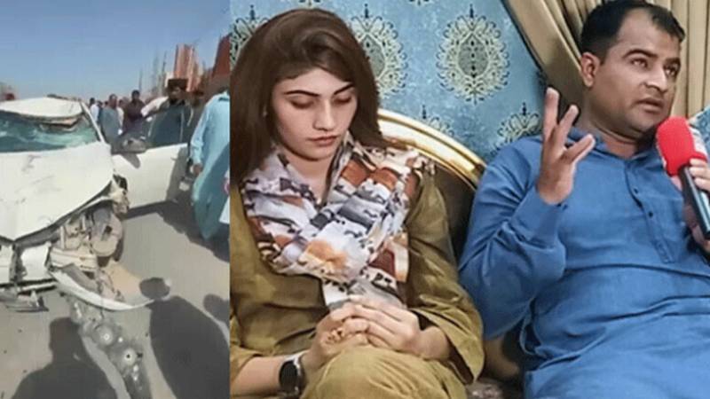 ٹک ٹاکر دانیہ شاہ اور شوہر کی گاڑی کا خوفناک حادثہ، ایک شخص جاں بحق