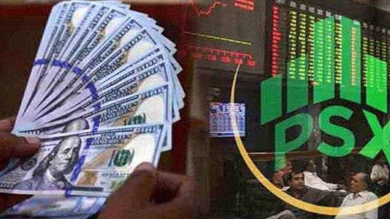 پاکستان اسٹاک ایکسچینج میں تیزی کا رجحان، ڈالر کی قیمت میں کمی