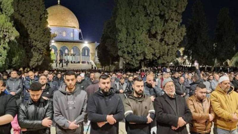 مشرق وسطیٰ میں رمضان کے تیسرے عشرے میں مسلمانوں کا بیت المقدس کا سفر