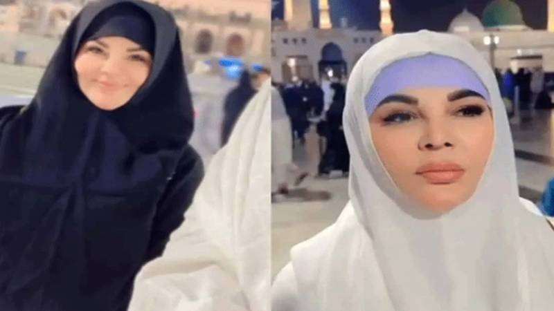 راکھی ساونت نے ایک بار پھر عمرہ ادا کیا