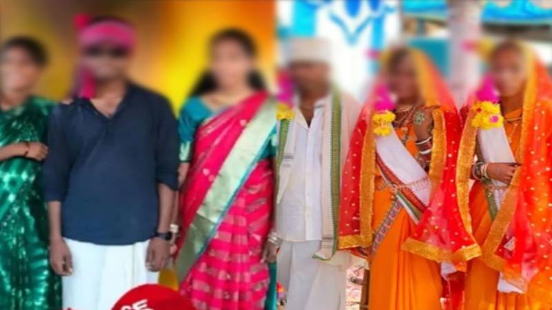 عاشق مزاج شخص نے ایک ہی منڈپ میں دو دلہنیں بیاہ لائیں!