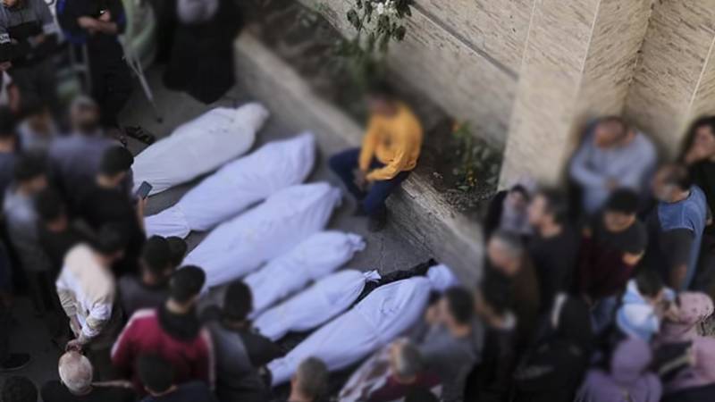 غزہ میں اسرائیلی فضائی حملے میں 100 فلسطینی شہید ہوگئے۔