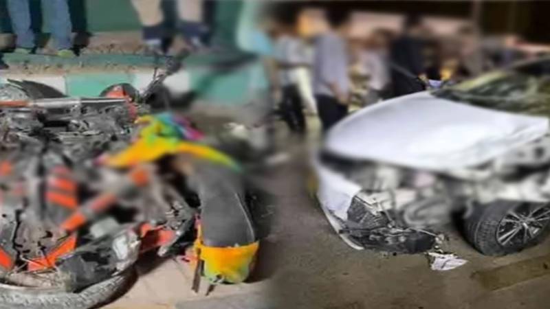 کراچی: تیزرفتار گاڑی کے پول سے ٹکرا کر نوجوان جاں بحق