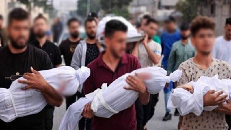 غزہ جنگ: صیہونی فوج کے ہاتھوں 15,000 فلسطینی بچوں کی شہادت کا المناک انکشاف