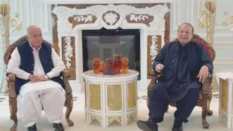 نواز شریف سے سابق وزیر اعلیٰ بلوچستان ڈاکٹر عبدالمالک بلوچ کی ملاقات