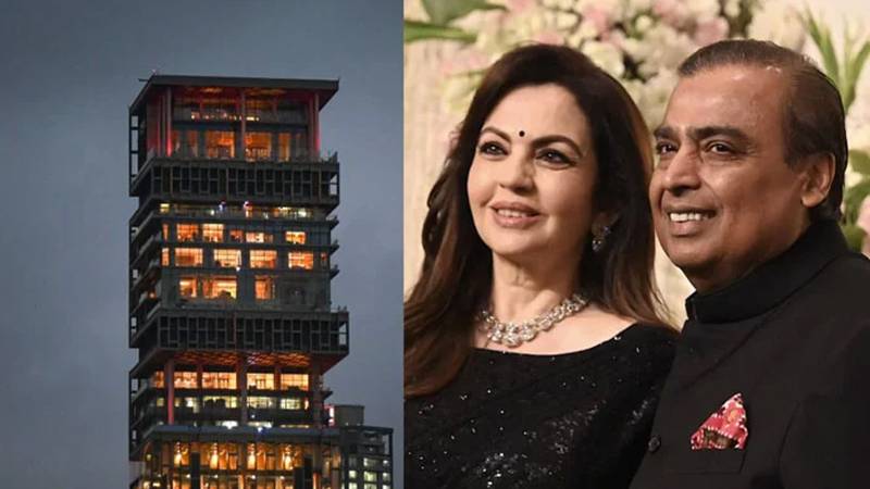 مکیش امبانی کو اپنا 15 ہزار کروڑ روپے کا بنگلہ اینٹیلیا خالی کرنے کا خطرہ