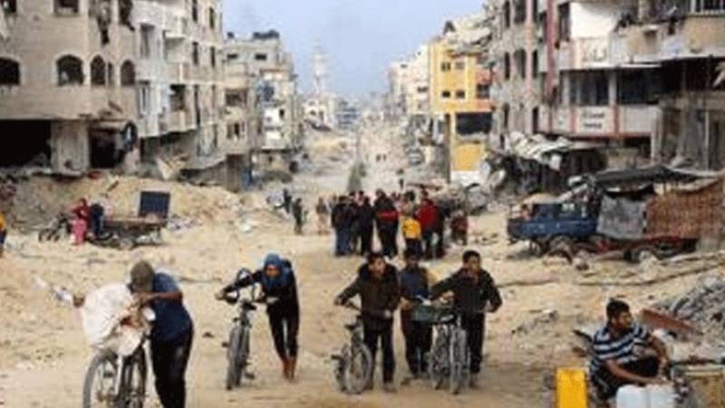 غزہ کے بے گھر فلسطینیوں کے لیے شام میں خیمہ بستیاں قائم کرنے کی تیاری