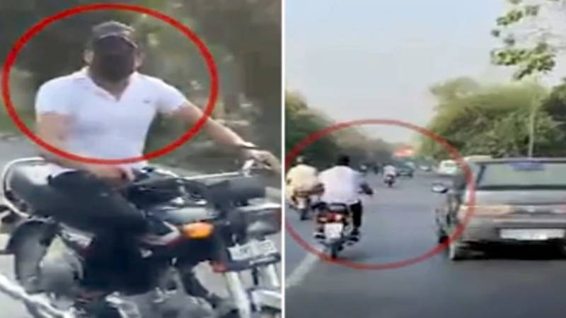 چوری شدہ موٹر سائیکل مالک کے سامنے آ گئی، چور موقع پر فرار ہو گیا
