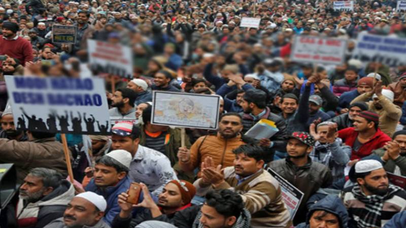 مسلم اراضی بل پر بھارت بھر میں شدید ردعمل، کئی شہروں میں پرتشدد مظاہرے