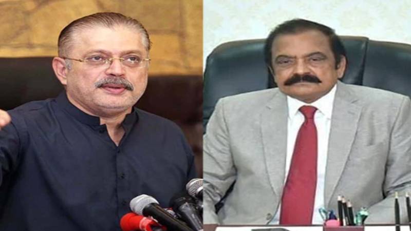 رانا ثنااللہ کا شرجیل میمن سے دوبارہ رابطہ، پانی کے مسئلے پر مشاورت جاری رکھنے پر اتفاق
