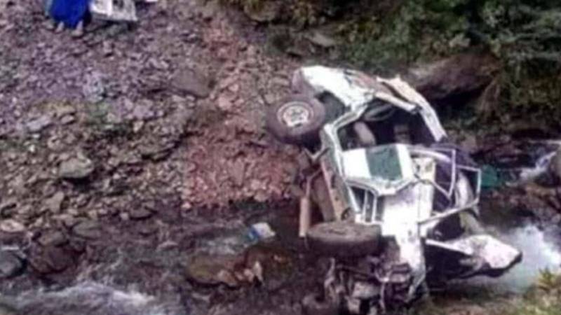 مانسہرہ: جیپ کھائی میں گرنے سے 4 افراد جاں بحق، 8 زخمی