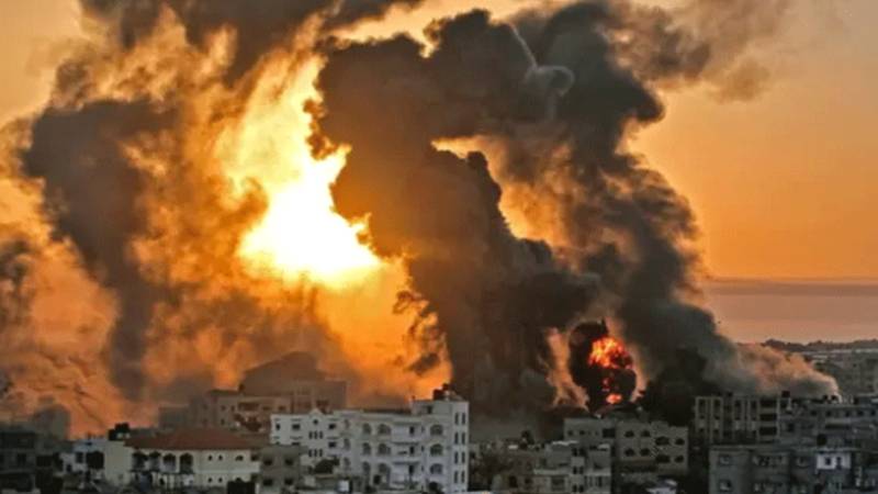 غزہ پر اسرائیلی بمباری جاری، 24 گھنٹوں میں 60 سے زائد فلسطینی شہید