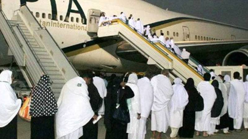 پی آئی اے کی پہلی حج پرواز کراچی سے مدینہ روانہ، 397 عازمین سوار