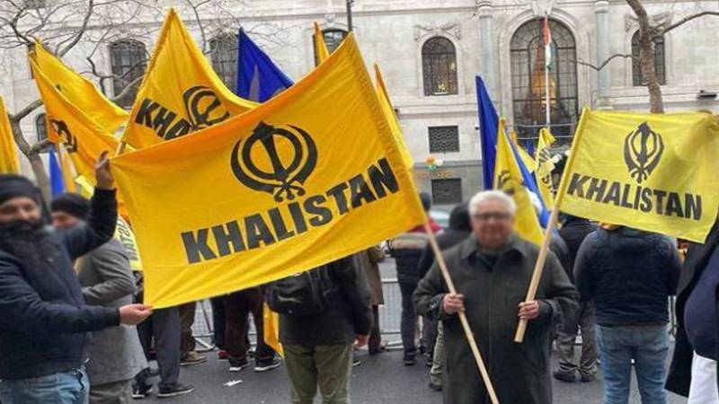 لندن میں بھارت کی جارحیت اور انتہاپسندانہ پالیسیوں کے خلاف پاکستانی اور سکھ کمیونٹی کا زبردست احتجاج