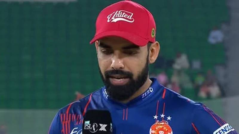 پی ایس ایل 10: شاداب خان گروئن انجری کے باعث آج کا میچ نہیں کھیلیں گے
