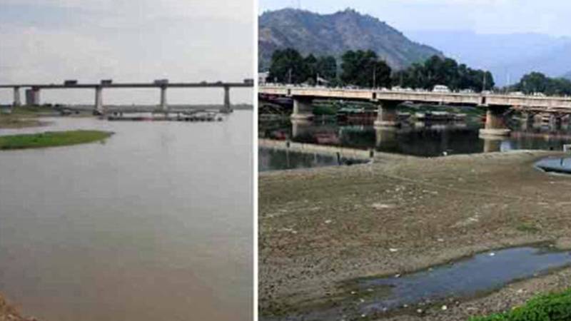 بھارت نے سندھ طاس معاہدے کی خلاف ورزی کرتے ہوئے دریائے چناب کا 90 فیصد پانی روک لیا