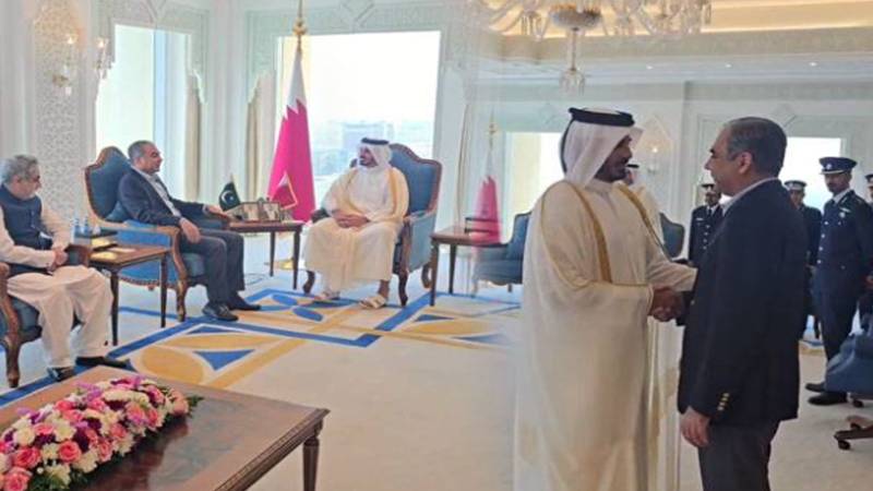 محسن نقوی کی قطر کے وزیر داخلہ سے ملاقات، دوطرفہ تعاون بڑھانے پر اتفاق 