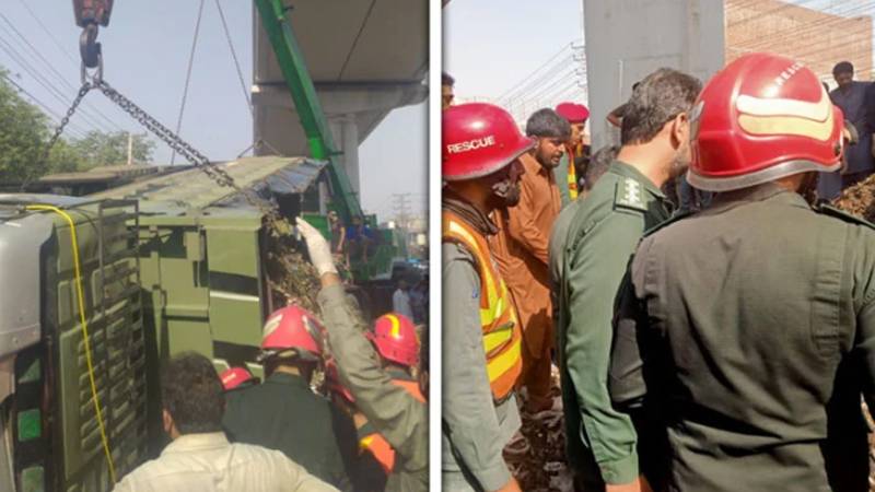 لاہور کے علاقے باغبان پورہ میں ڈمپر کی ٹکر سے پانچ افراد جاں بحق، تین زخمی