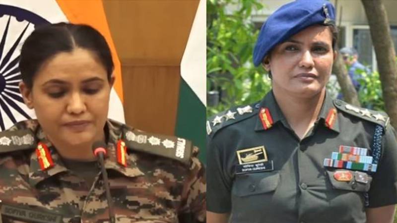 بھارتی وزیر کا مسلم فوجی کرنل کو دہشتگردوں کی صف میں شامل کرنے کا بیان