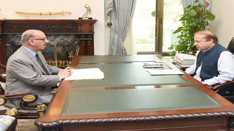 نواز شریف کی عرفان صدیقی سے ملاقات، قومی سلامتی، افواج پاکستان اور قومی یکجہتی پر زور