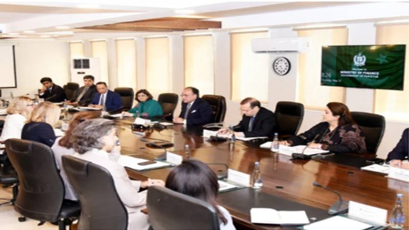 وزیرِ خزانہ اور عالمی بینک کے وفد کی ملاقات، پاکستان کی پائیدار ترقی اور معاشی استحکام کے لیے تعاون مضبوط کرنے پر اتفاق