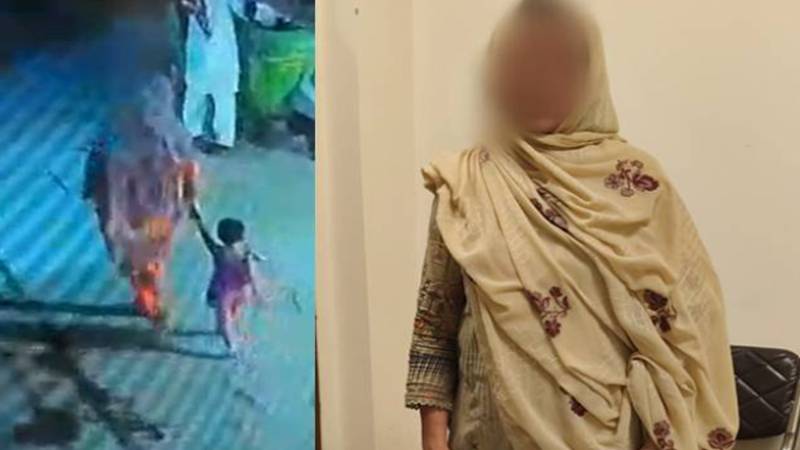 ہنجروال سے اغواء ہونے والی 4 سالہ زینب بازیاب، خاتون ملزمہ گرفتار
