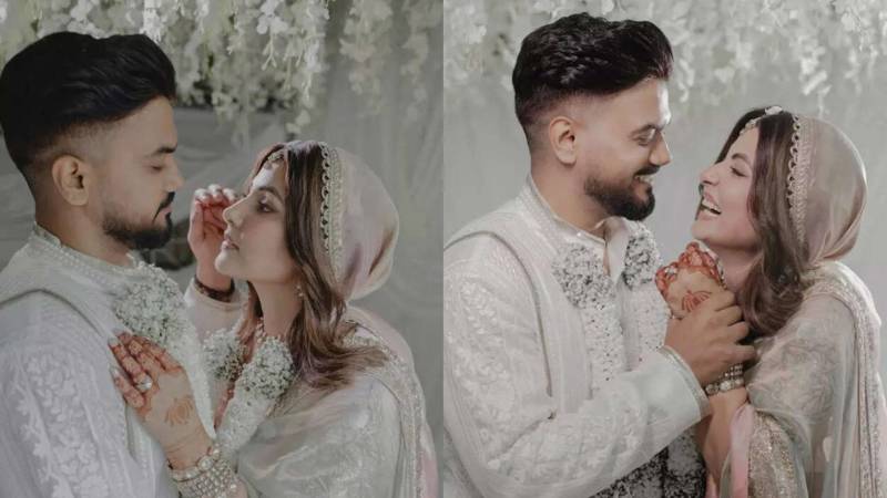 بھارت کی مشہور اداکارہ حنا خان نے دوست راکی جیسوال سے شادی کر لی