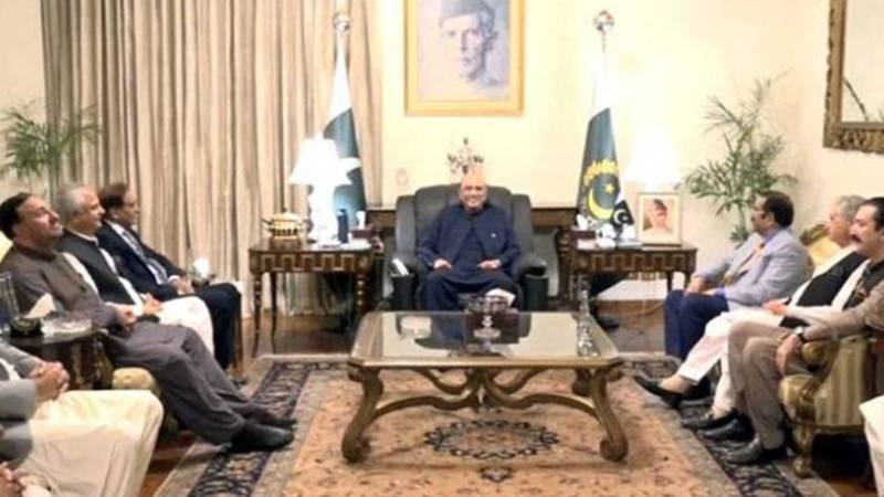 صدر مملکت آصف علی زرداری سے آزاد جموں و کشمیر اسمبلی کے وفد کی ملاقات، ترقیاتی مسائل پر تبادلہ خیال