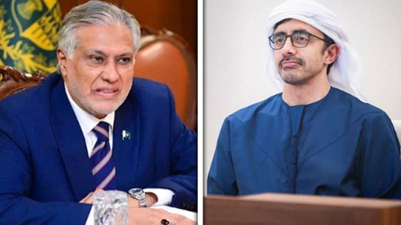 وزیر خارجہ اسحاق ڈار اور اماراتی ہم منصب کا رابطہ، خطے کی کشیدگی پر اظہارِ تشویش