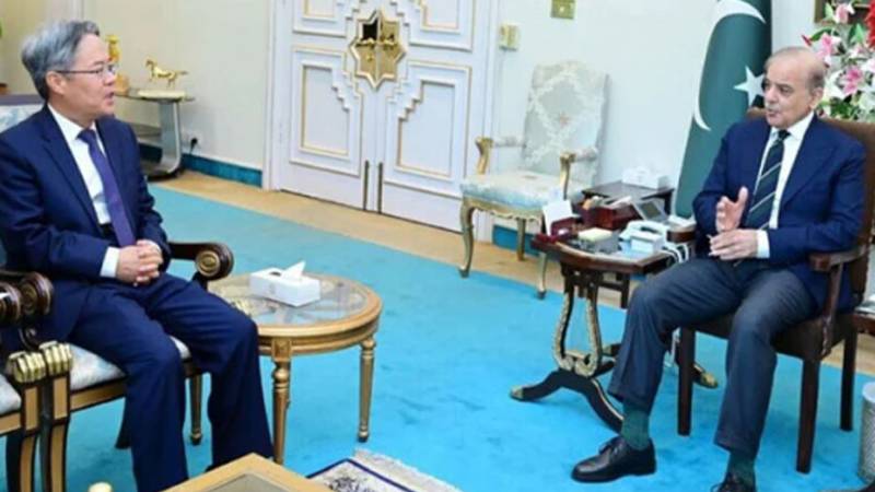 وزیراعظم شہباز شریف سے چینی سفیر کی ملاقات، ایران-اسرائیل کشیدگی سمیت علاقائی امور پر گفتگو