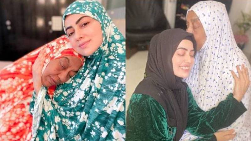 سابقہ بھارتی اداکارہ ثنا خان کی والدہ طویل علالت کے بعد انتقال کر گئیں
